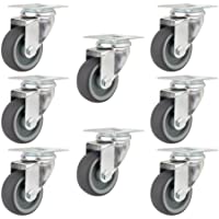 YAOBLUESEA Ruedas de Transporte de transporte Ruedas cargas pesadas rollos de muebles (8 piezas Ø 50 mm- 40 kg por rueda…